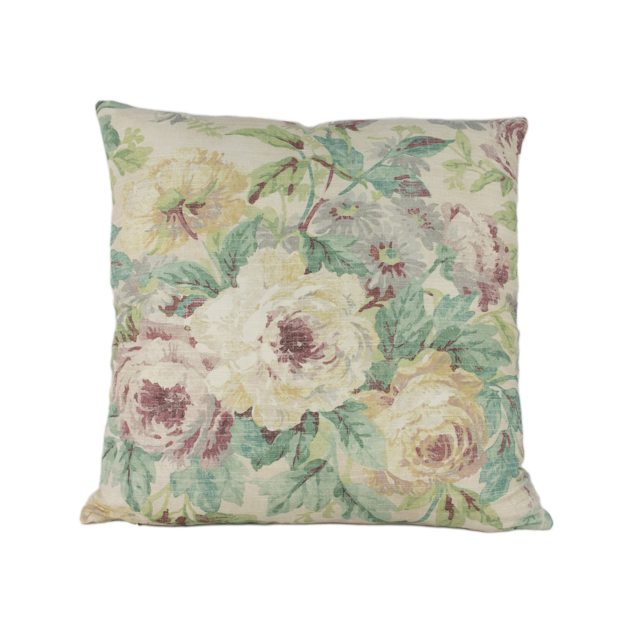 Sanderson - Amelia Rose - Vanilla / Taupe - Stunning Cushion Cover Designer Throw Pillow Home Decor