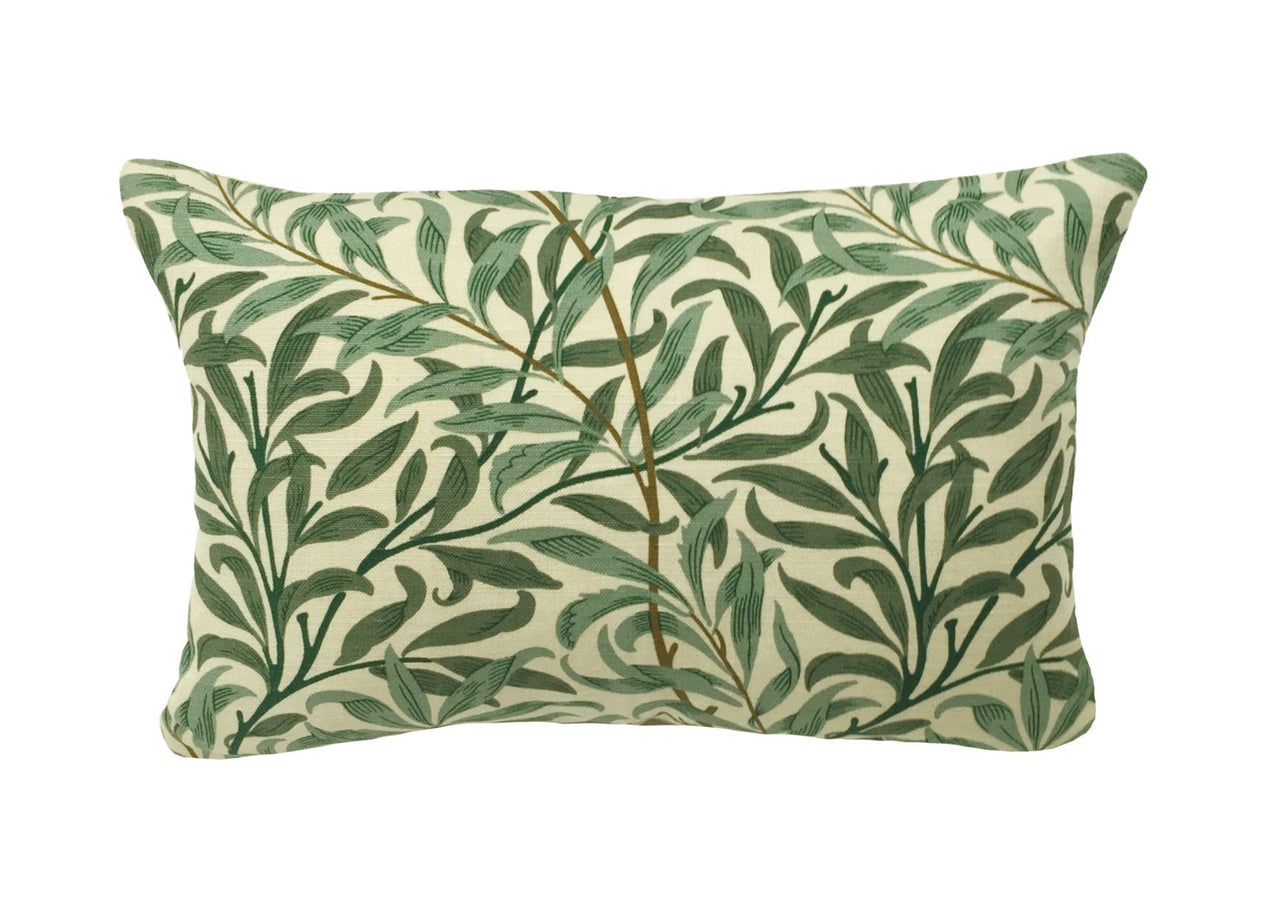 William Morris - Willow Boughs - Cream / Green - Cushion Cover Throw Pillow Designer Home Decor