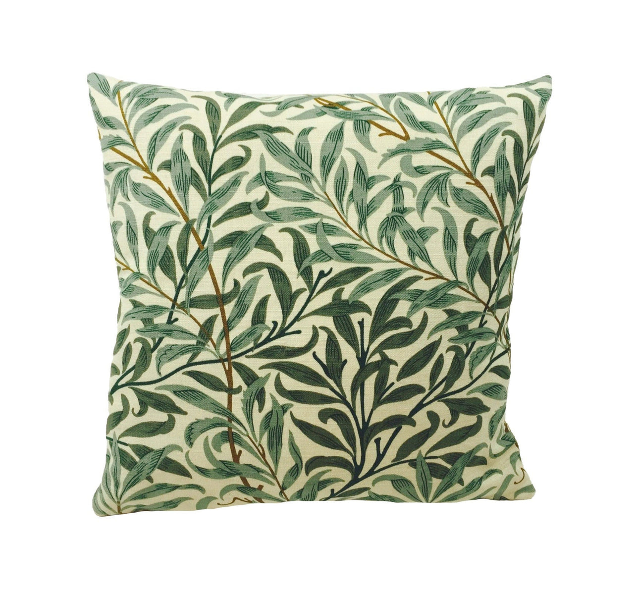 William Morris - Willow Boughs - Cream / Green - Cushion Cover Throw Pillow Designer Home Decor