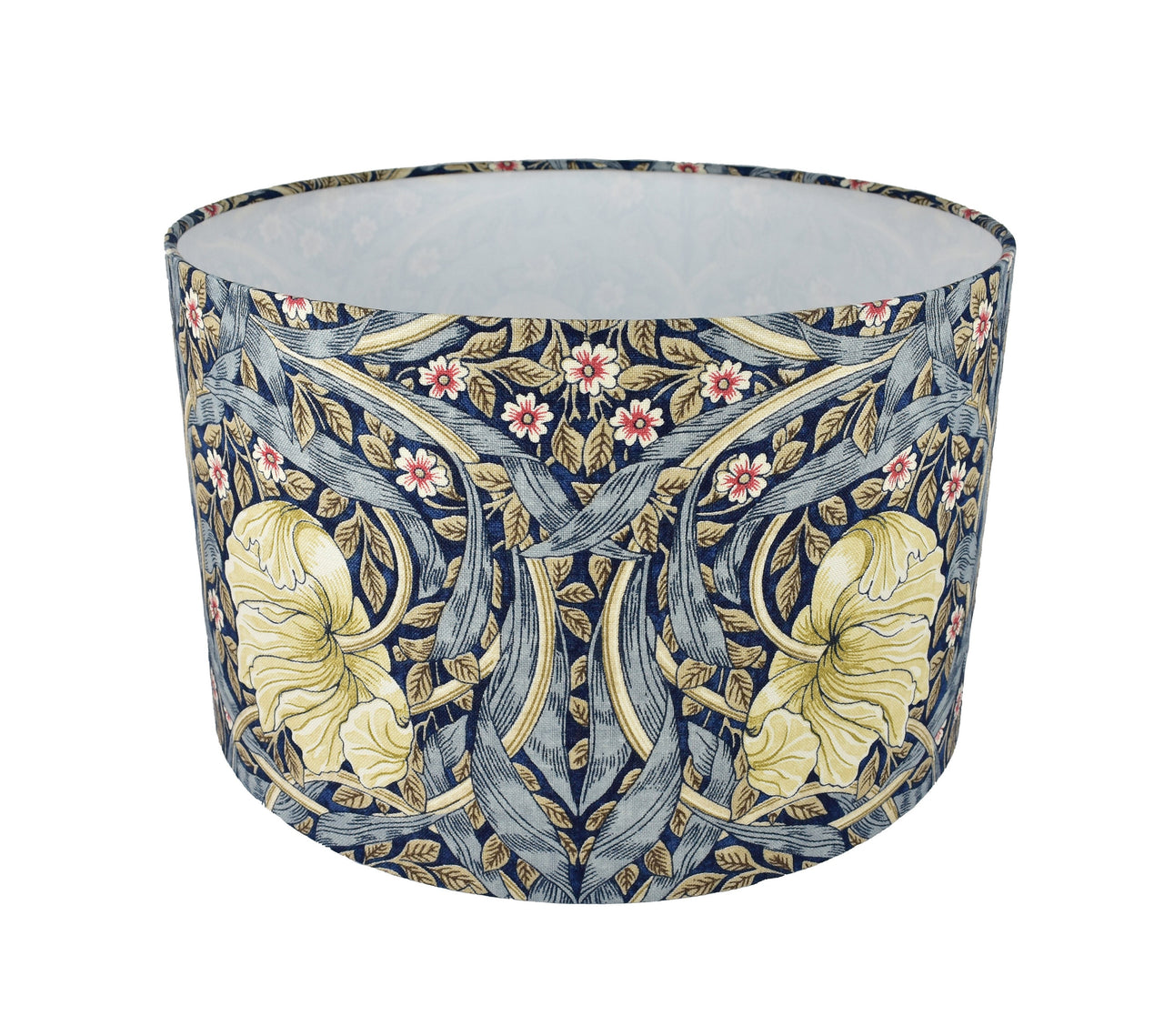 William Morris - Pimpernel - Indigo /Hemp - Lampshade Stunning Handmade Designer Home Decor