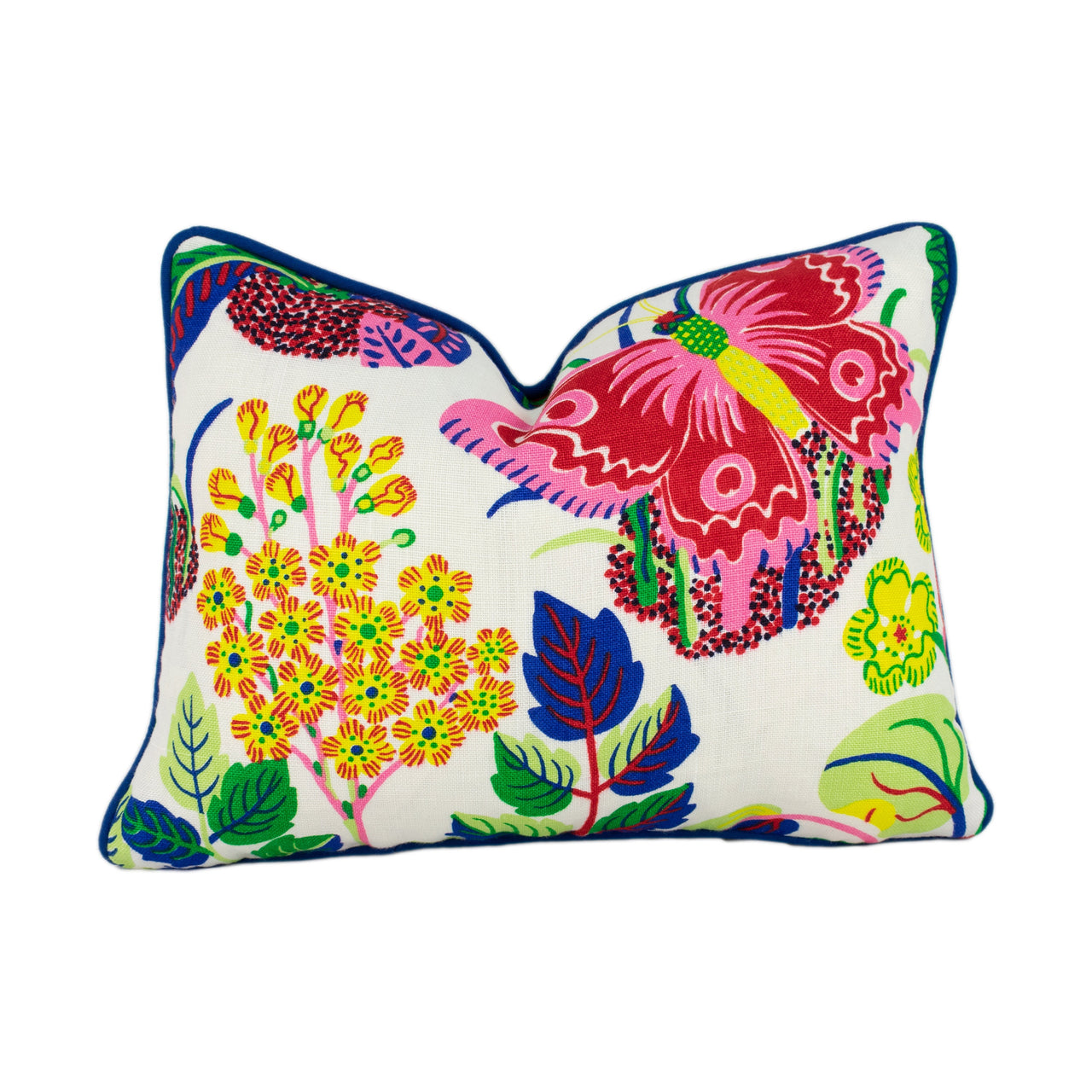 Schumacher - Exotic Butterfly - Spring - Whimsical Modern Classic Designer Cushion Cover - Handmade Throw Pillow - Home Decor