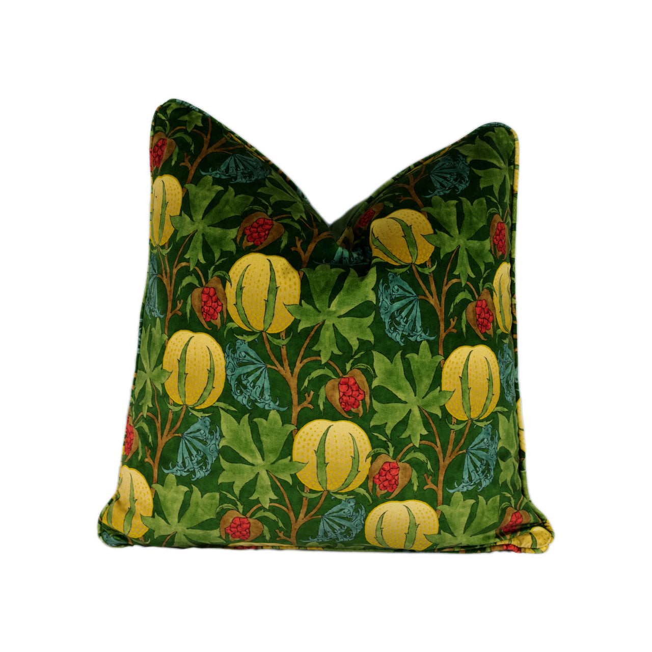 GP and J Baker - Pumpkins - Green / Terracotta - Cushion Cover Pillow Throw Designer Home Decor