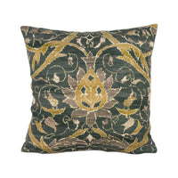 Thumbnail for William Morris - Montreal - Charcoal / Mustard - Cushion Cover Throw Pillow Designer Home Decor