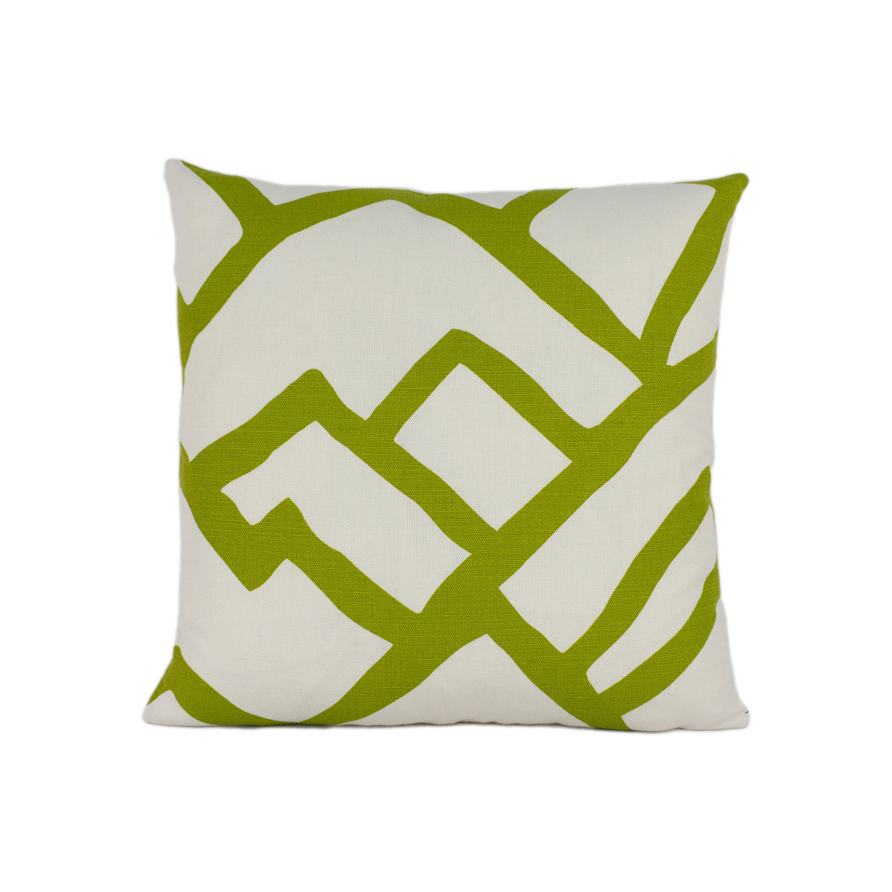 Schumacher - Zimba - Soft Chartreuse - Stylish Graphic Avant Garde Designer Cushion Cover - Handmade Throw Pillow - Luxury Home Decor