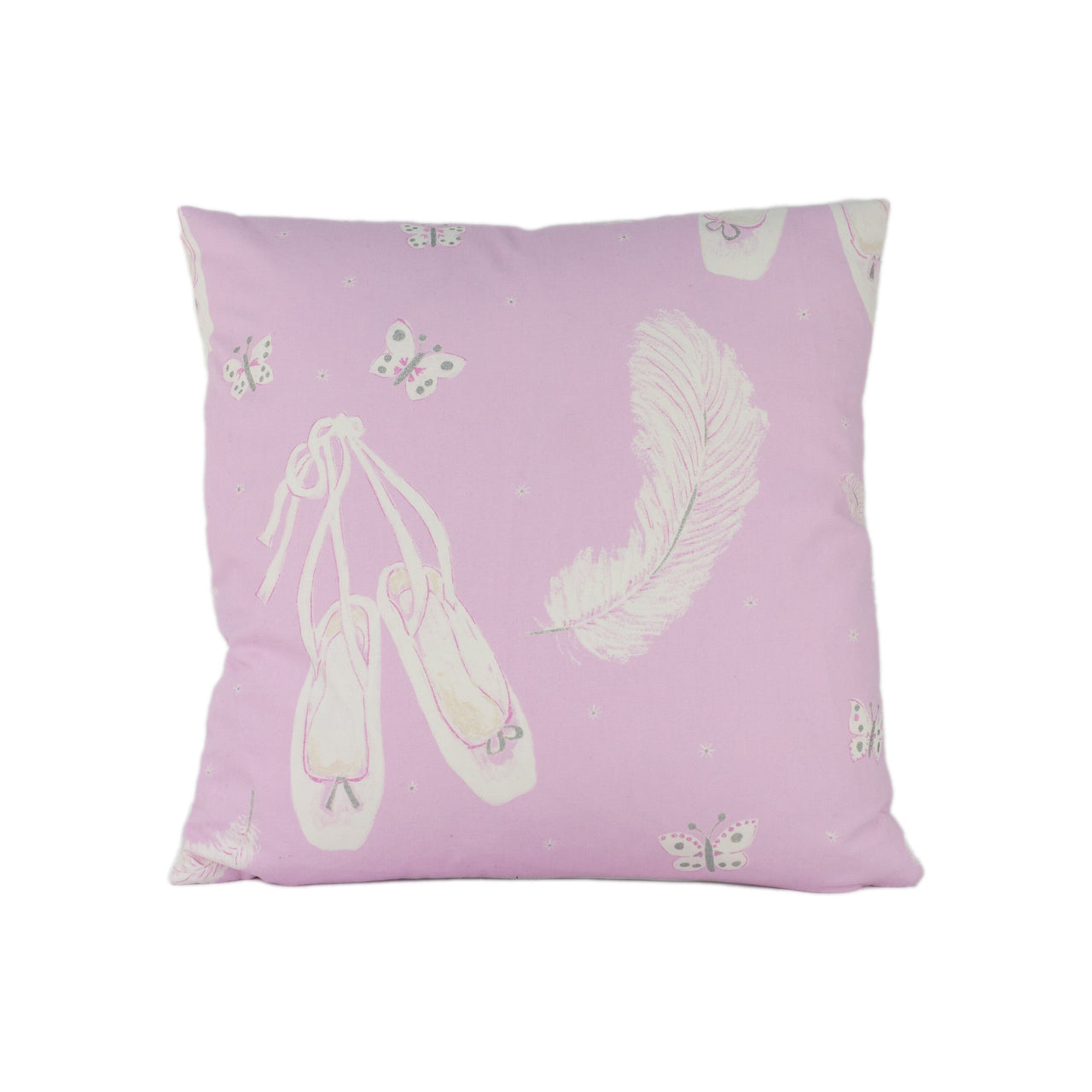 Sanderson - Ballet Shoes - Pink - Lovely Designer Ballerina Cushion Cover Kids Gift Home Decor Throw Pillow