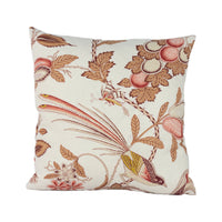 Thumbnail for Schumacher - Campagne - Rose & Ochre - Lush Lively French Floral Designer Cushion Cover - Handmade Throw Pillow - Designer Home Decor