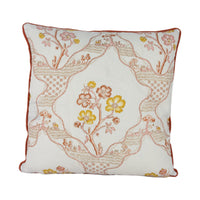 Thumbnail for Schumacher - Marella - Spice - Floral Vogue Living Designer Cushion Cover - Handmade Throw Pillow - Luxury Home Decor