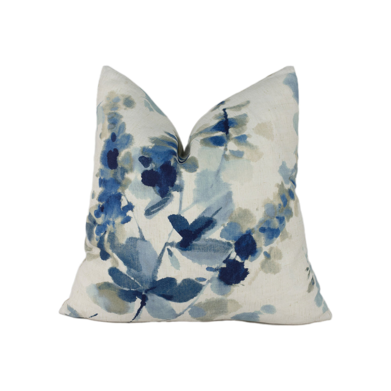 Sanderson - Delphinium - Indigo - Cushion Cover Throw Pillow Designer Home Decor