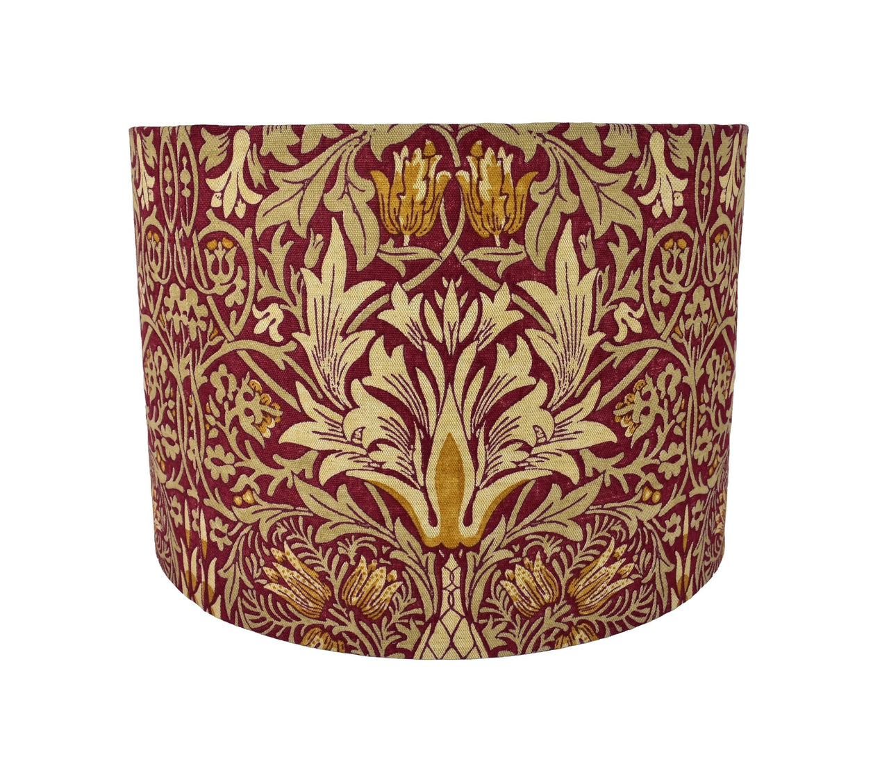 William Morris - Snakeshead - Claret / Gold - Lampshade Stunning Handmade