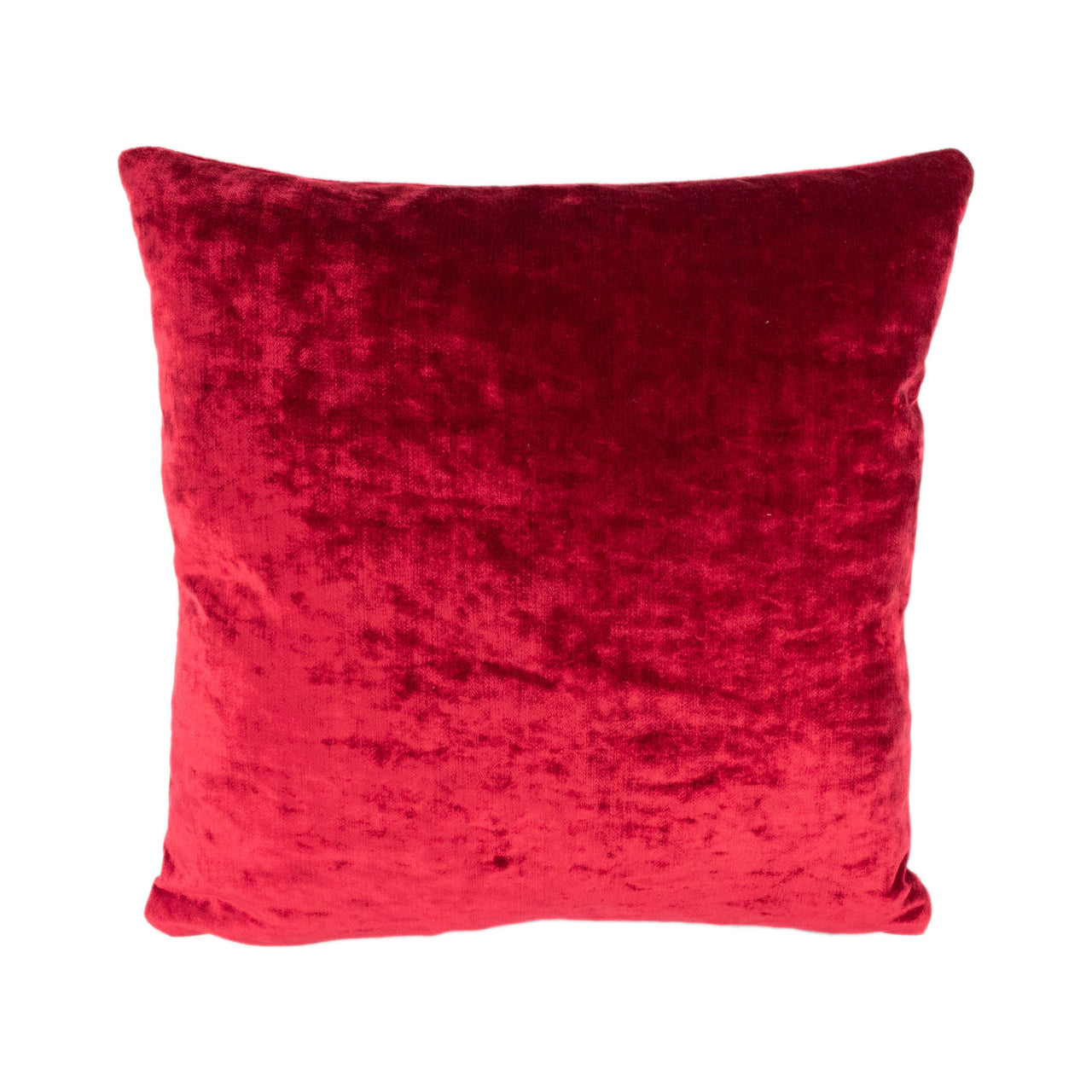 Stunning Red Designer Crushed Velvet Cushion Cover Home Decor Throw Pillow