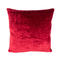 Thumbnail for Stunning Red Designer Crushed Velvet Cushion Cover Home Decor Throw Pillow