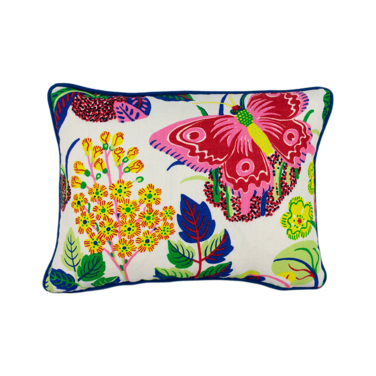 Schumacher - Exotic Butterfly - Spring - Whimsical Modern Classic Designer Cushion Cover - Handmade Throw Pillow - Home Decor