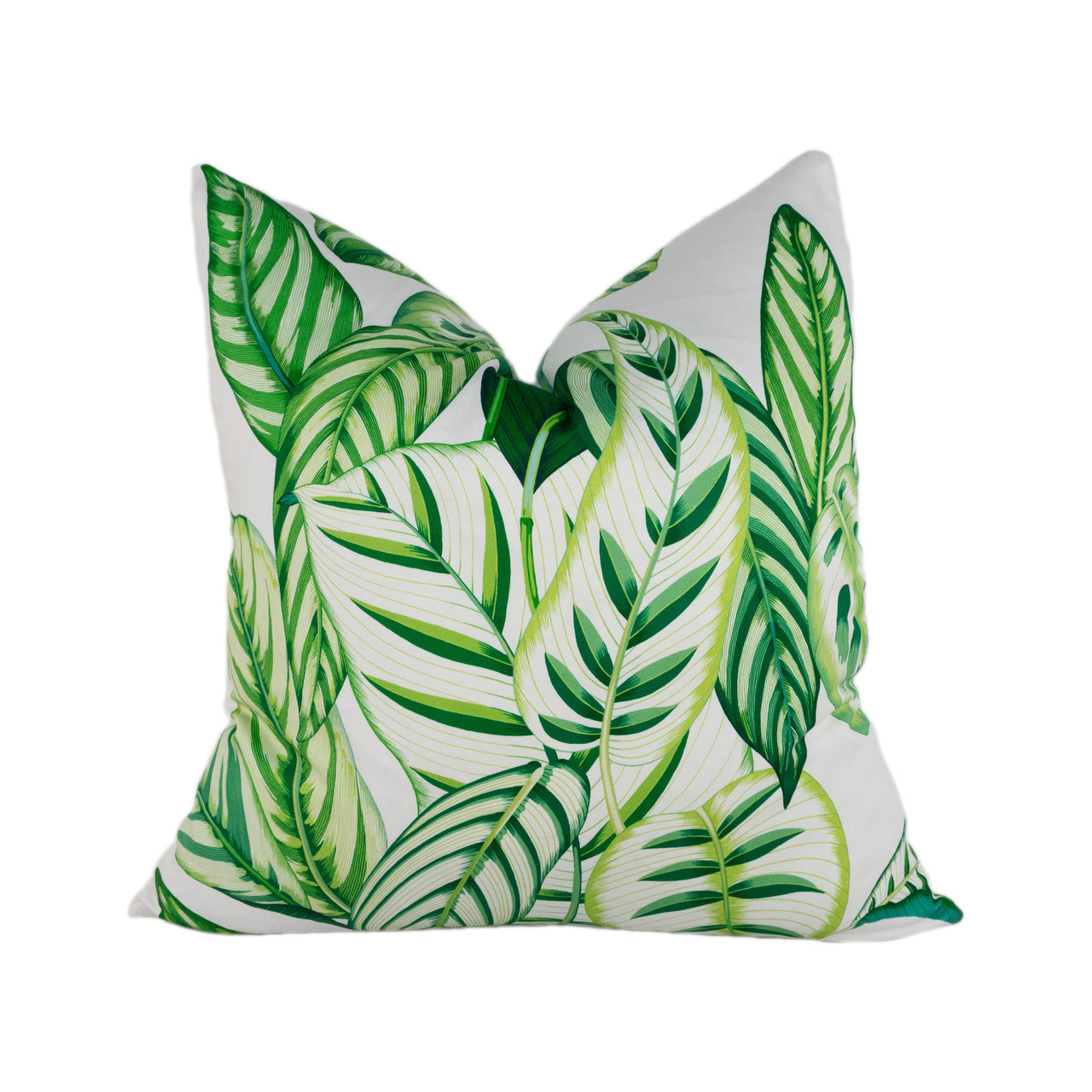 Sanderson - Calathea - Botanical Green - Designer Cushion Cover Throw Pillow Home Decor