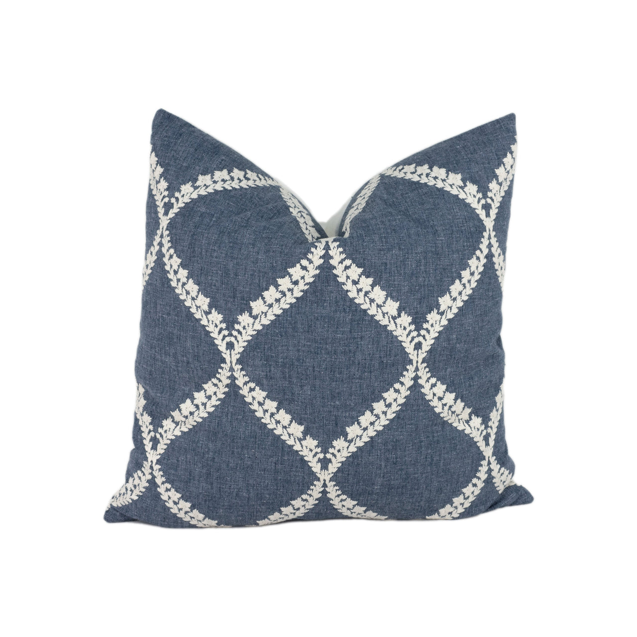 Sanderson - Dalby - Indigo - Stunning Designer Cushion Cover Throw Pillow Designer Home Decor