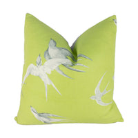 Thumbnail for Sanderson - Swallows - Lime - Stunning Designer Cushion Cover Home Decor Throw Pillow