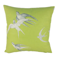 Thumbnail for Sanderson - Swallows - Lime - Stunning Designer Cushion Cover Home Decor Throw Pillow