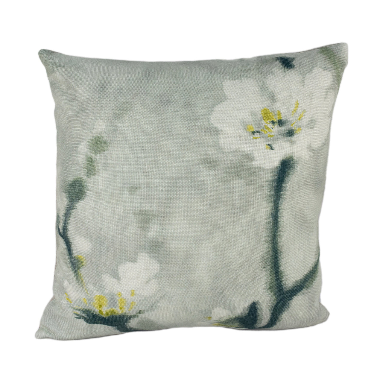 Sanderson - Eleni - Grey / Pearl - Cushion Cover Throw Pillow Designer Home Decor