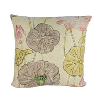 Thumbnail for Zoffany - Lotus Flower - Gold / Red - Stunning Designer Cushion Cover Home Decor Throw Pillow