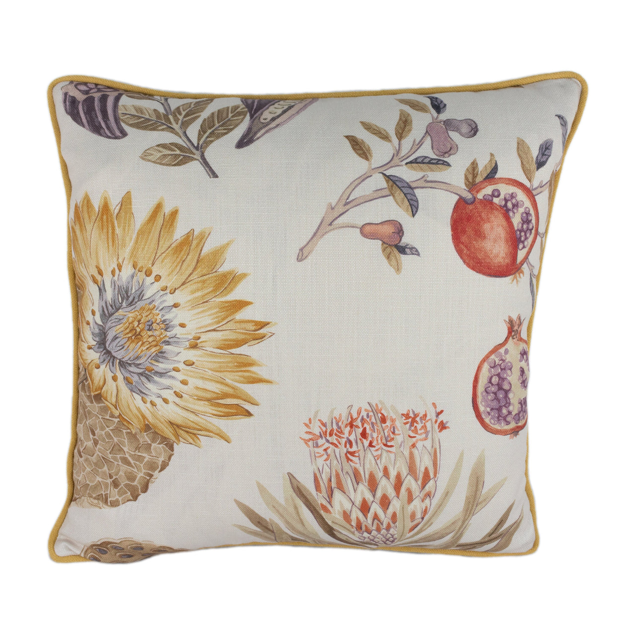 Sanderson - Lily Bank - Sepia / Multi - Cushion Cover Throw Pillow Designer Home Decor