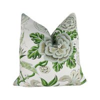 Thumbnail for Anna French x Thibaut - Cleo - Green / White - Stunning Cushion Cover Pillow Throw Designer Home Decor