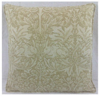 Thumbnail for William Morris - Brer Rabbit - Manilla / Ivory - Cushion Cover Throw Pillow Designer Home Decor