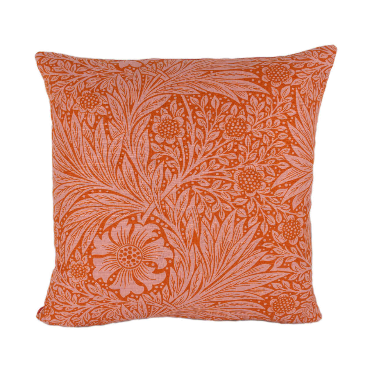 William Morris - Marigold - Orange / Pink - Cushion Cover Throw Pillow Designer Home Decor