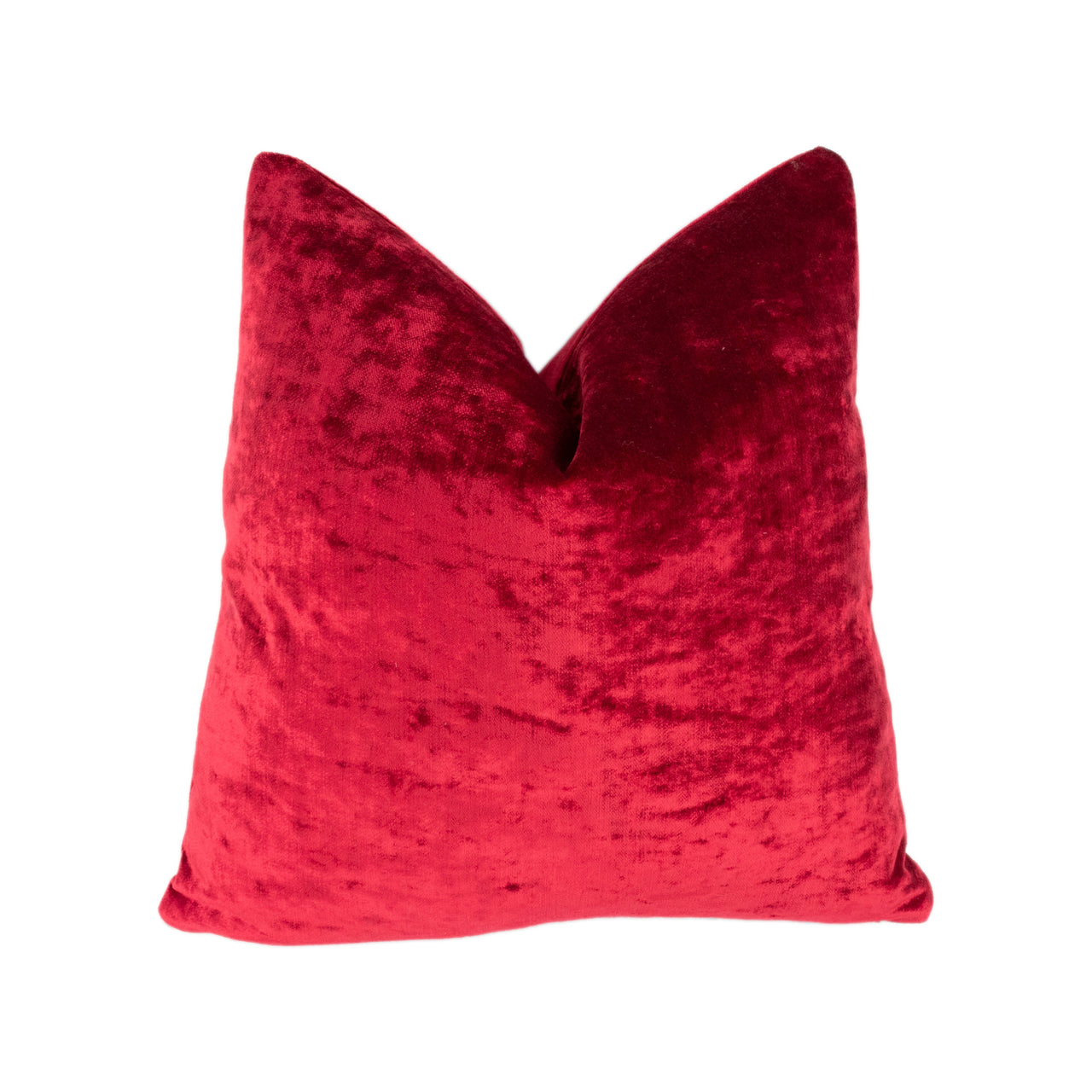 Stunning Red Designer Crushed Velvet Cushion Cover Home Decor Throw Pillow