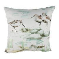 Thumbnail for Sanderson - Estuary Birds - Mist / Ivory - Cushion Cover Throw Pillow Designer Home Decor