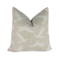 Thumbnail for Sanderson - Paper Doves - Linen - Cushion Cover Throw Pillow Designer Home Decor