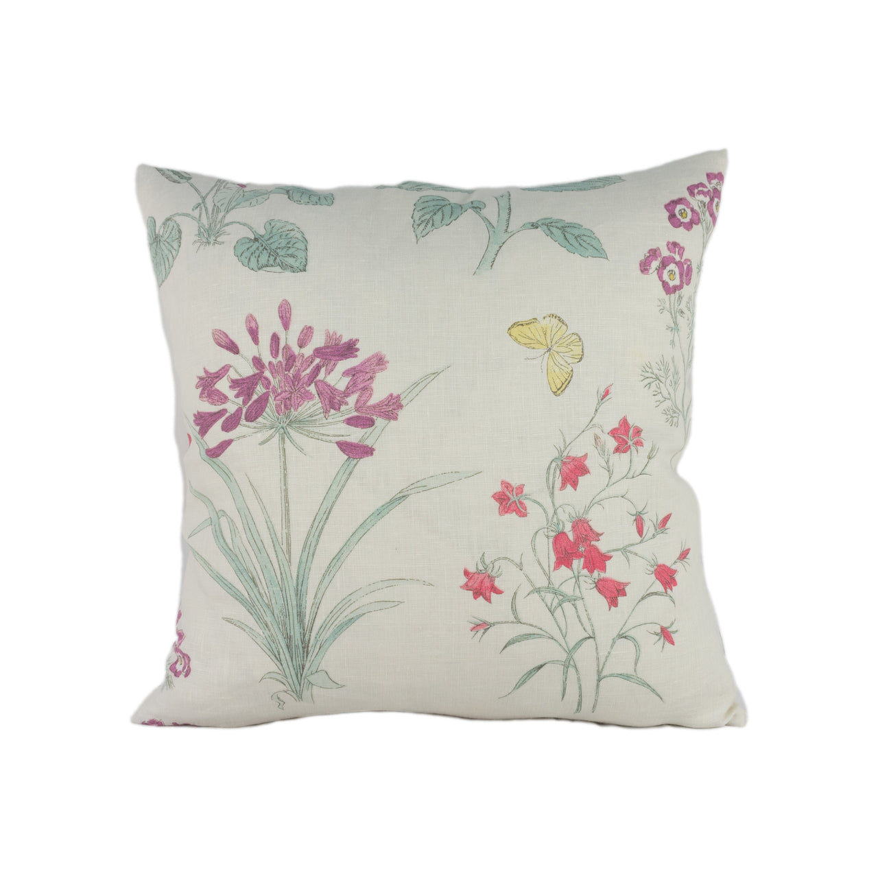 Sanderson - Harebells & Violets - Peony / Bayleaf - Stunning Designer Cushion Cover Home Décor Throw Pillow