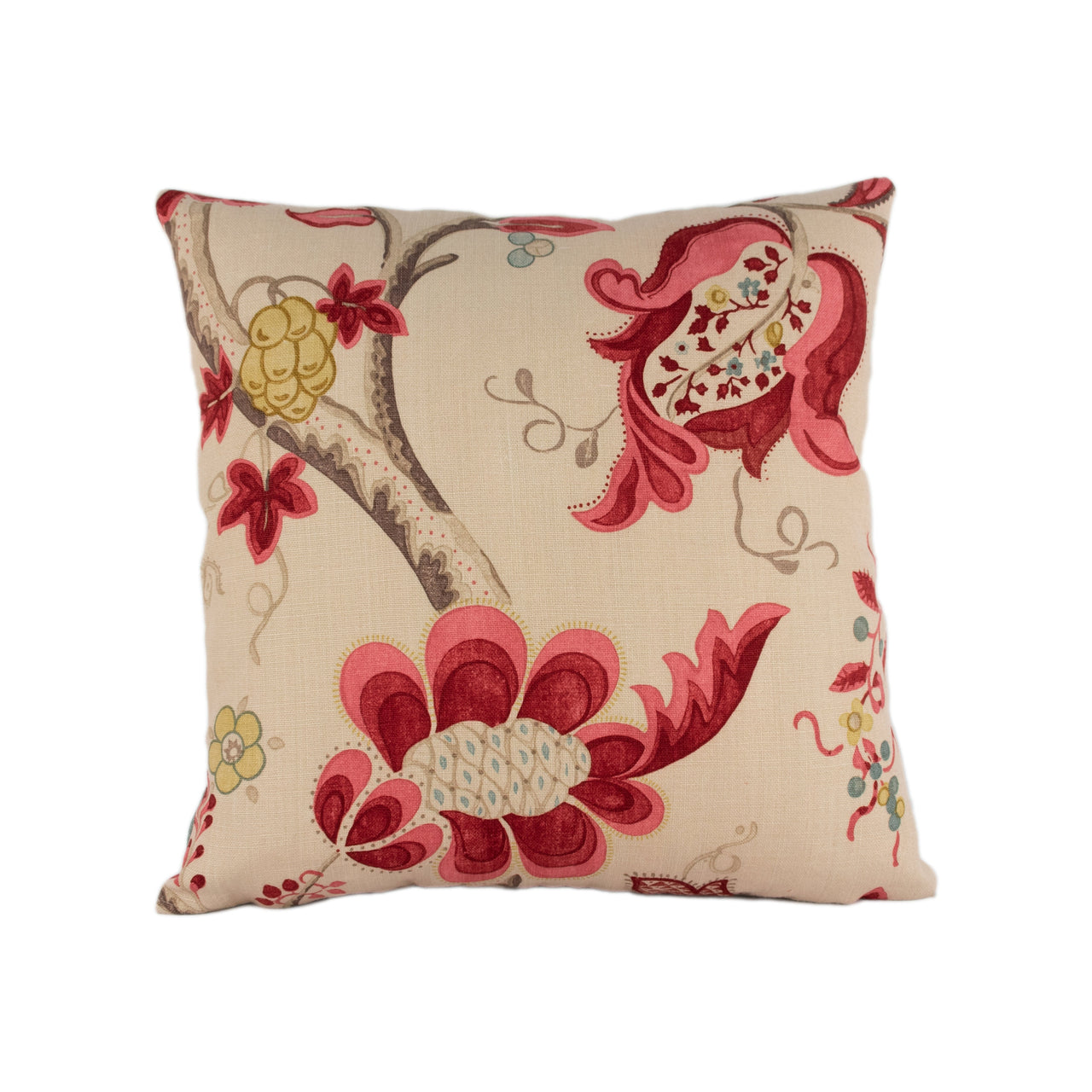 Sanderson - Roslyn - Berry / Slate - Stunning Designer Cushion Cover Home Décor Throw Pillow