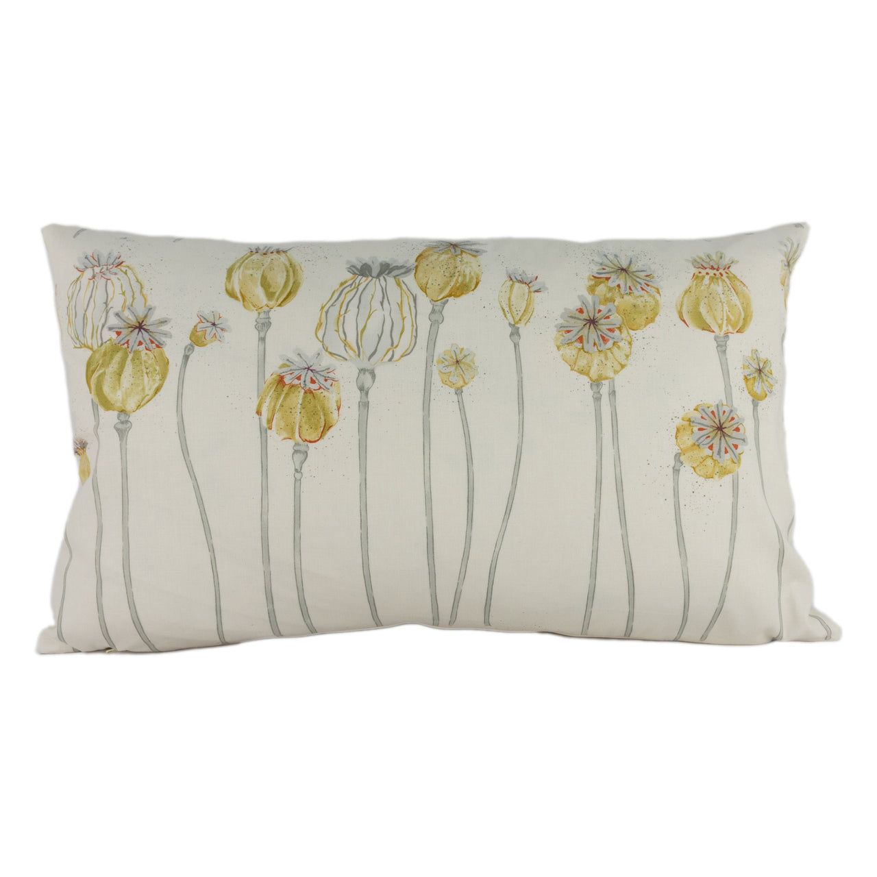 Sanderson - Poppy Pods - Sienna / Dove - Stunning Designer Cushion Cover Home Décor Throw Pillow