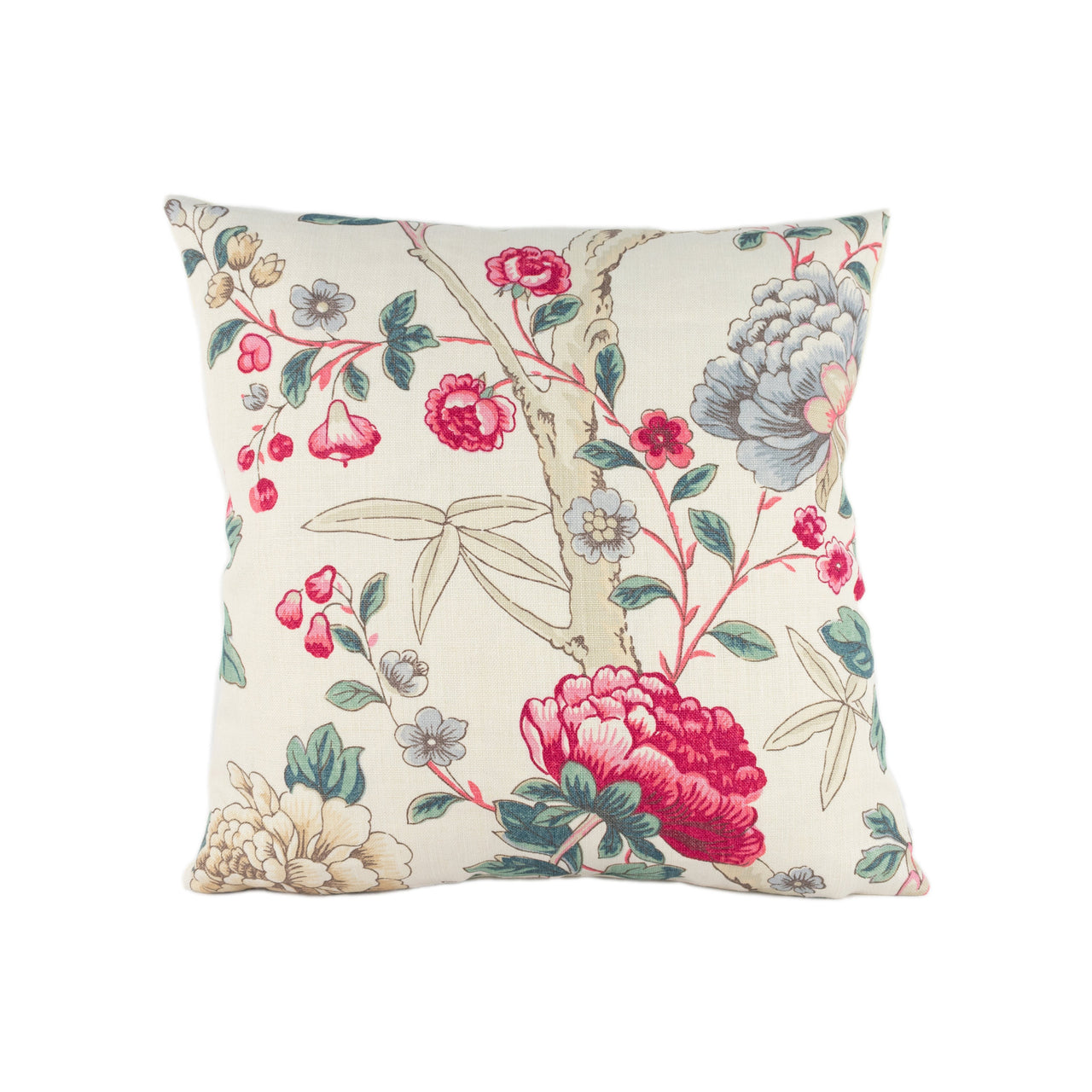 William Morris - Tangley - Red / Ivory - Cushion Cover Throw Pillow Designer Home Décor