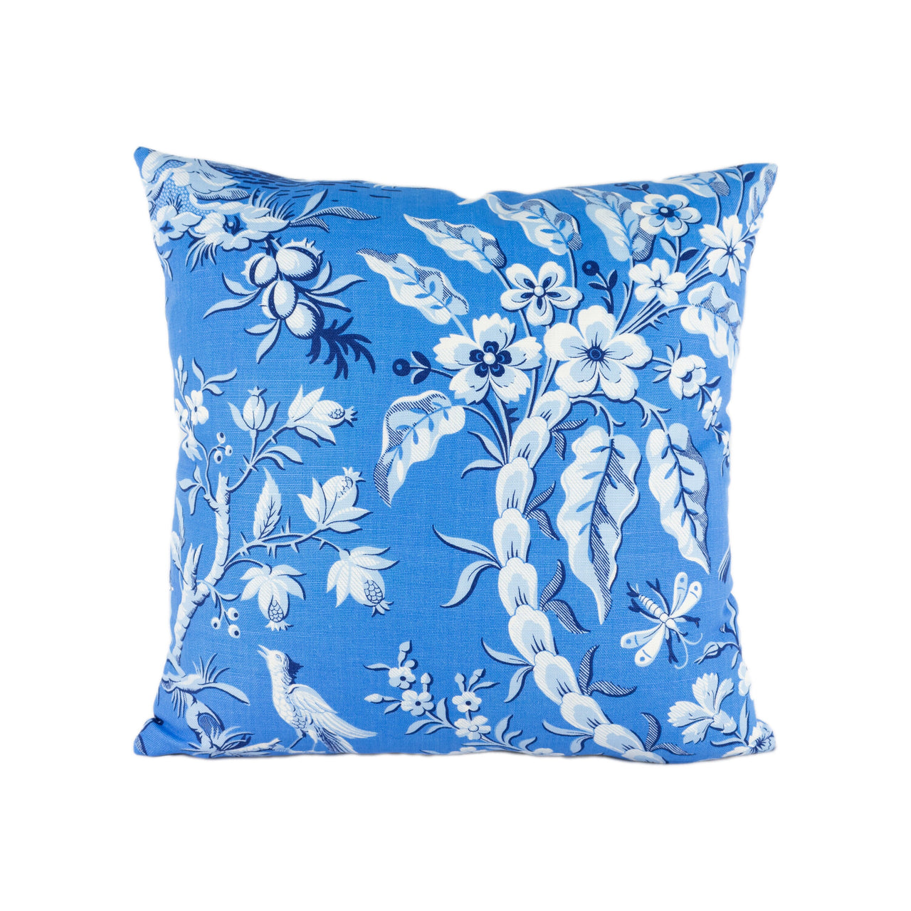 Thibaut - Pagoda Garden - Blue - Stunning Designer Cushion Cover Home Décor Throw Pillow