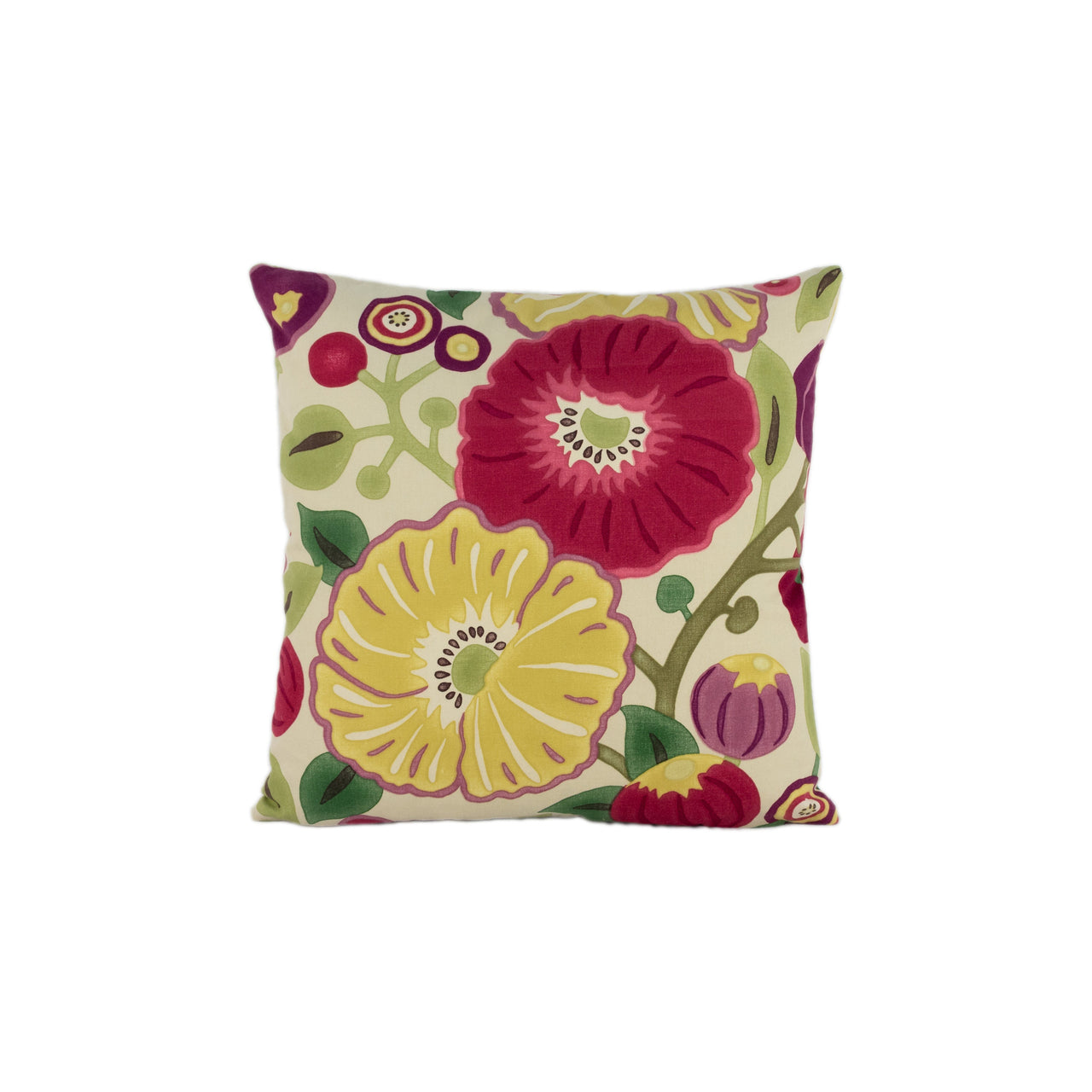 Sanderson - Tree Poppy - Red / Plum - Stunning Designer Cushion Cover Home Décor Throw Pillow