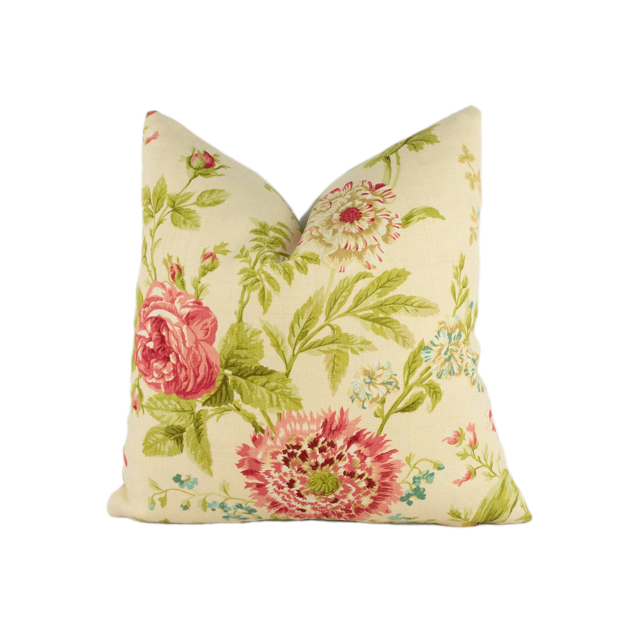 Sanderson - Elouise - Willow / Pink - Stunning Designer Cushion Cover Home Décor Throw Pillow