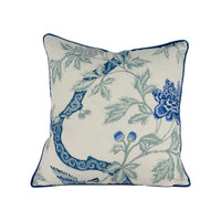 Thumbnail for Schumacher - Arbre Chinois - Porcelain - Classic English Antique Chinoiserie Cushion Cover - Handmade Throw Pillow Designer Home Decor