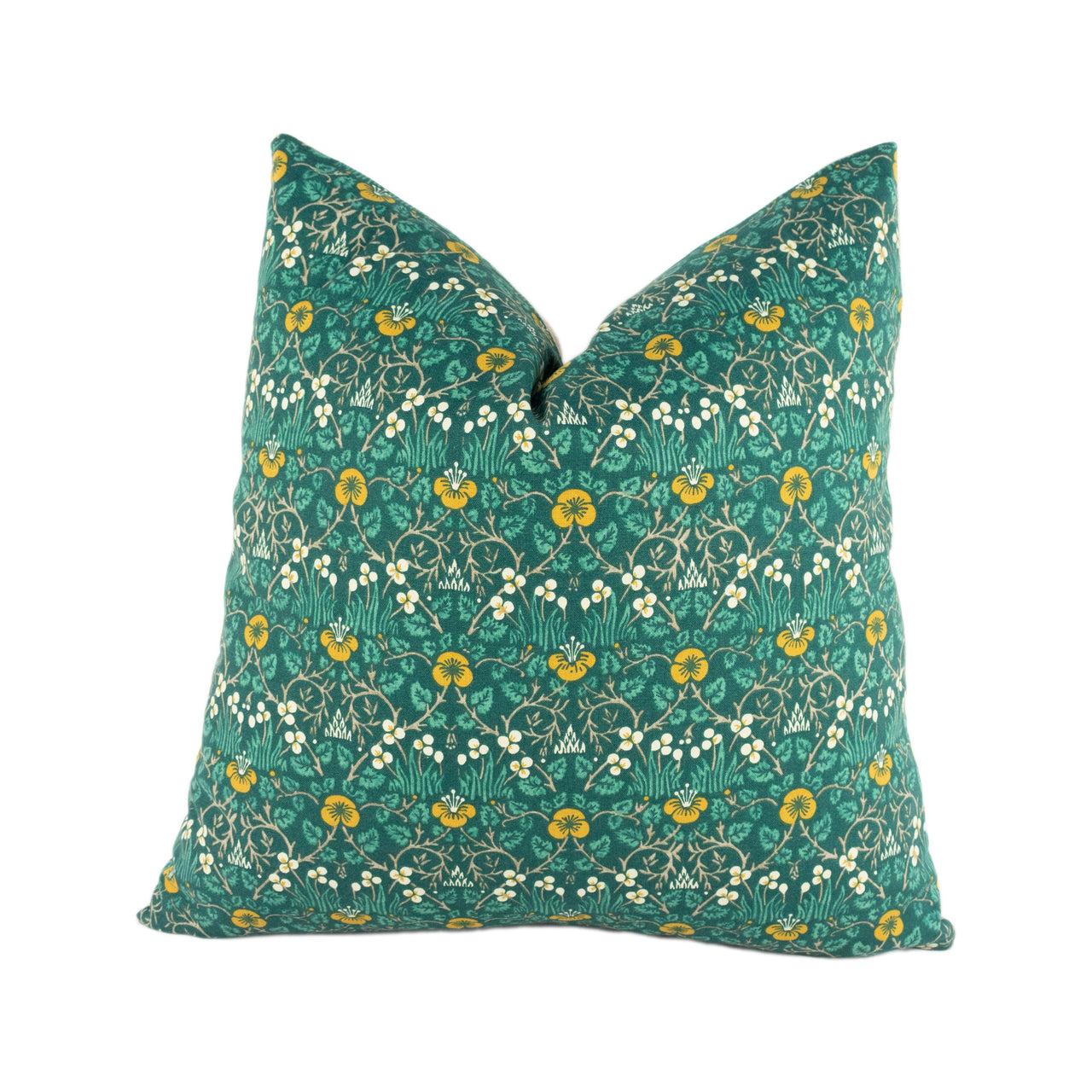 William Morris - Eye Bright - Teal - Stunning Designer Cushion Cover Home Décor Throw Pillow