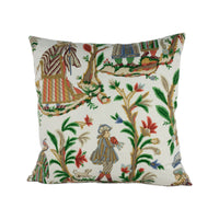 Thumbnail for Cowtan and Tout - Voyager - Coral / Green / Cream - Stunning Designer Cushion Cover Home Décor Throw Pillow