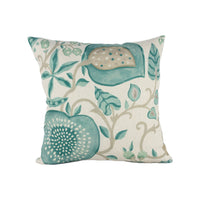 Thumbnail for Sanderson - Peas & Pods - Aqua / Natural - Stunning Designer Cushion Cover Home Décor Throw Pillow