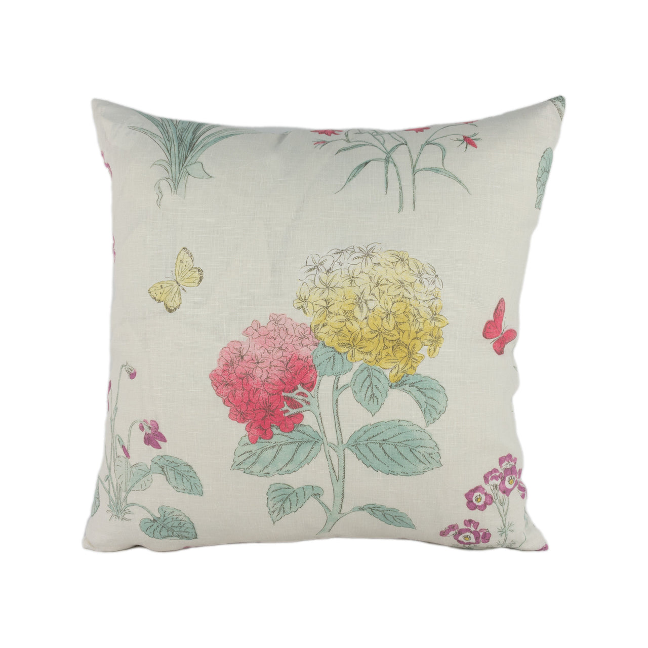 Sanderson - Harebells & Violets - Peony / Bayleaf - Stunning Designer Cushion Cover Home Décor Throw Pillow