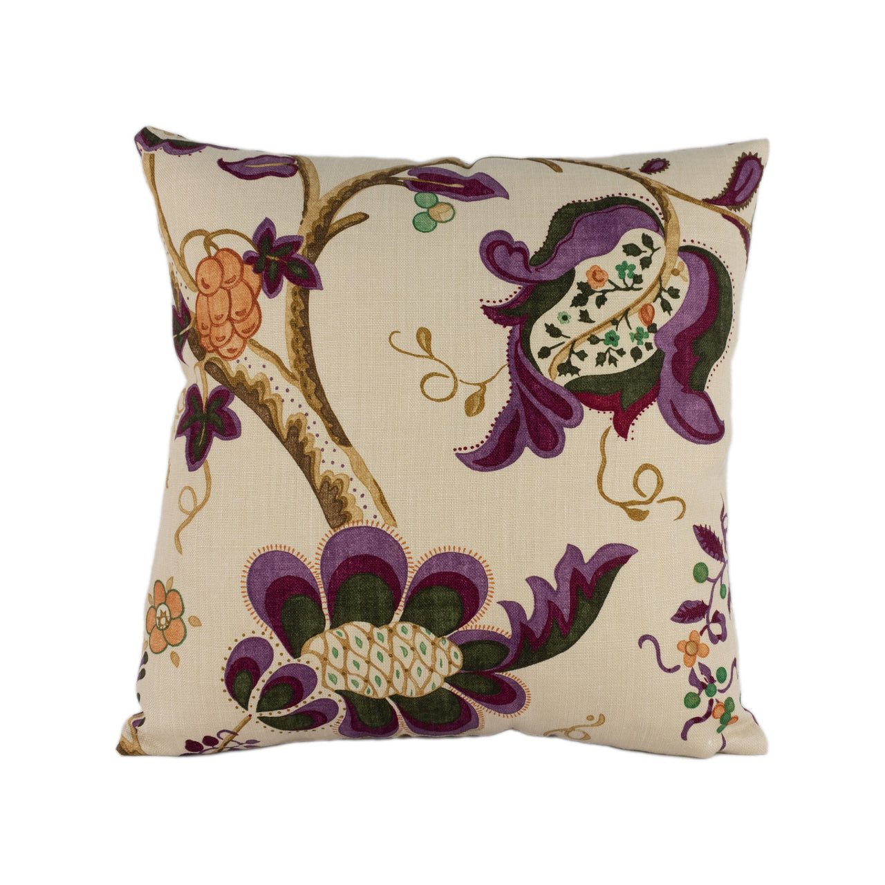 Sanderson - Roslyn - Emerald / Damson - Stunning Designer Cushion Cover Home Décor Throw Pillow