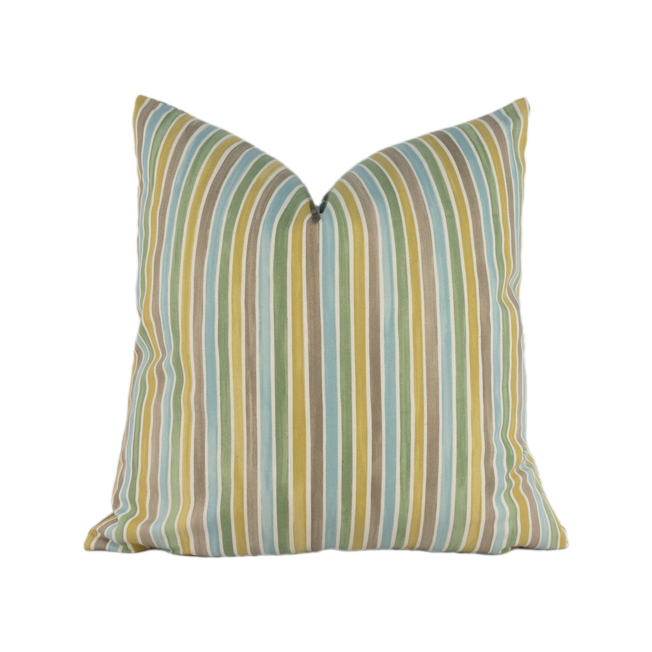 Sanderson / Emma Bridgewater - Polka Stripe - Light Green / Duck Egg - Cushion Cover Throw Pillow Designer Home Decor