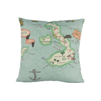 Thumbnail for Sanderson - Galapagos - Ocean Blue - Cushion Cover Throw Pillow Designer Home Decor