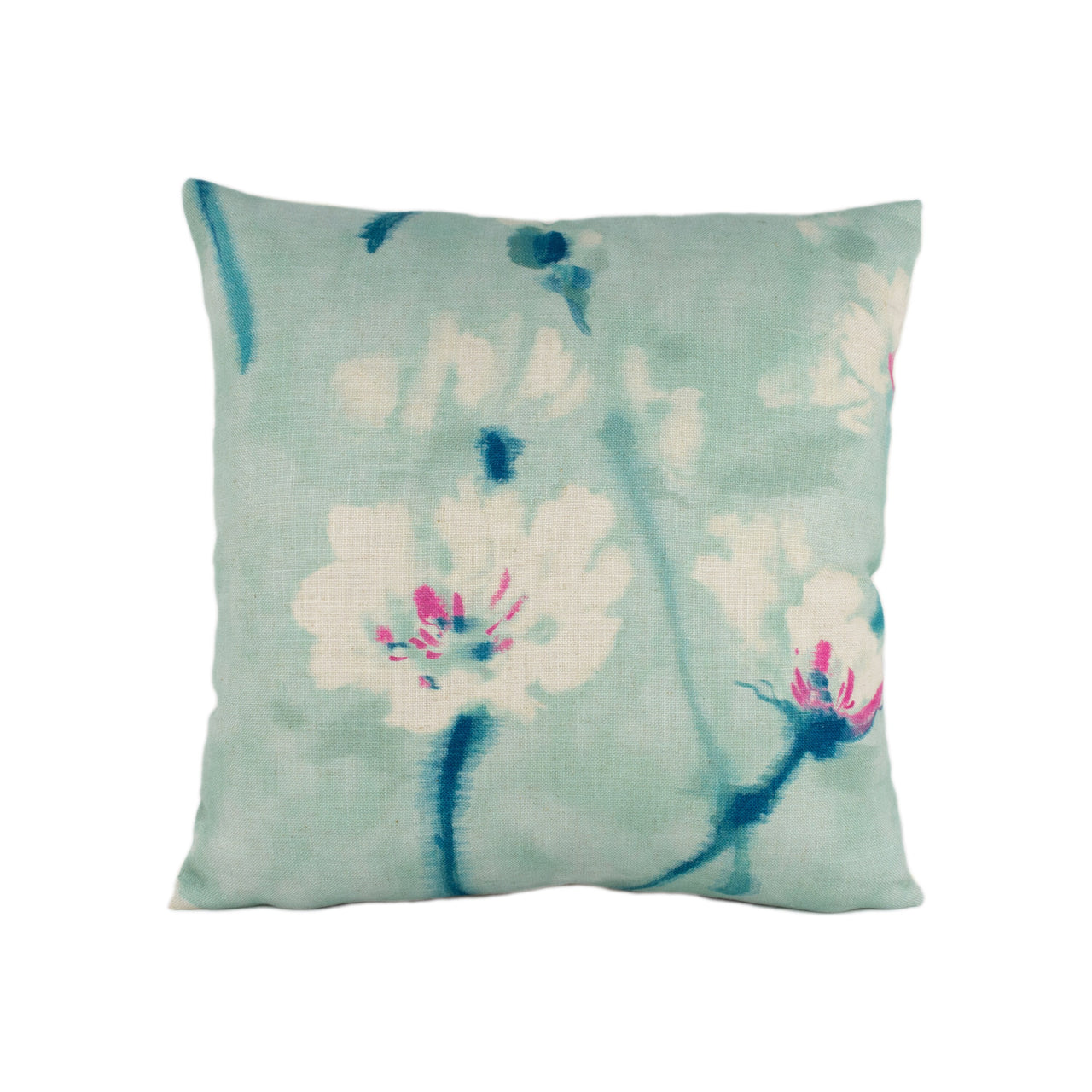 Sanderson - Eleni - Aegean Blue - Cushion Cover Throw Pillow Designer Home Decor