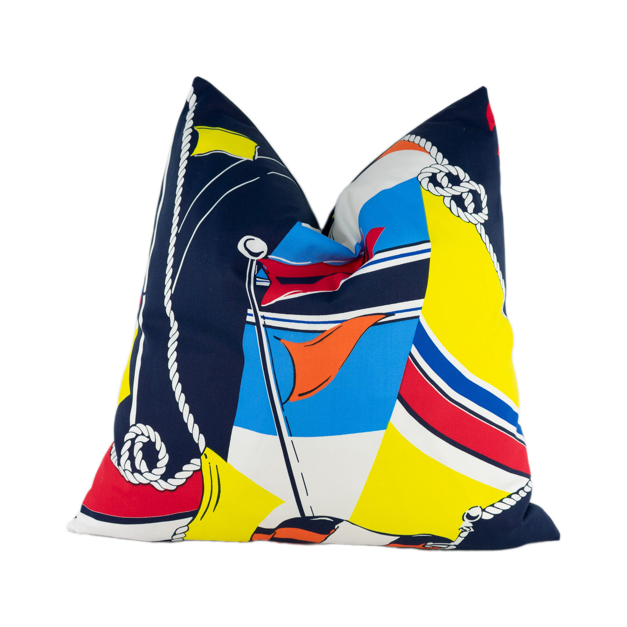 Designers Guild & Ralph Lauren - Schooner Novelty - Marina - Stunning Designer Cushion Cover Home Décor Throw Pillow