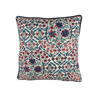 Thumbnail for Liberty Arts - Petronella Chintz - Jewel - Stunning Contrast Piped Designer Cushion Cover Home Décor Throw Pillow