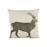 Thumbnail for Sanderson - Evesham Deer - Linen / Chalk - Cushion Cover Throw Pillow Designer Home Decor