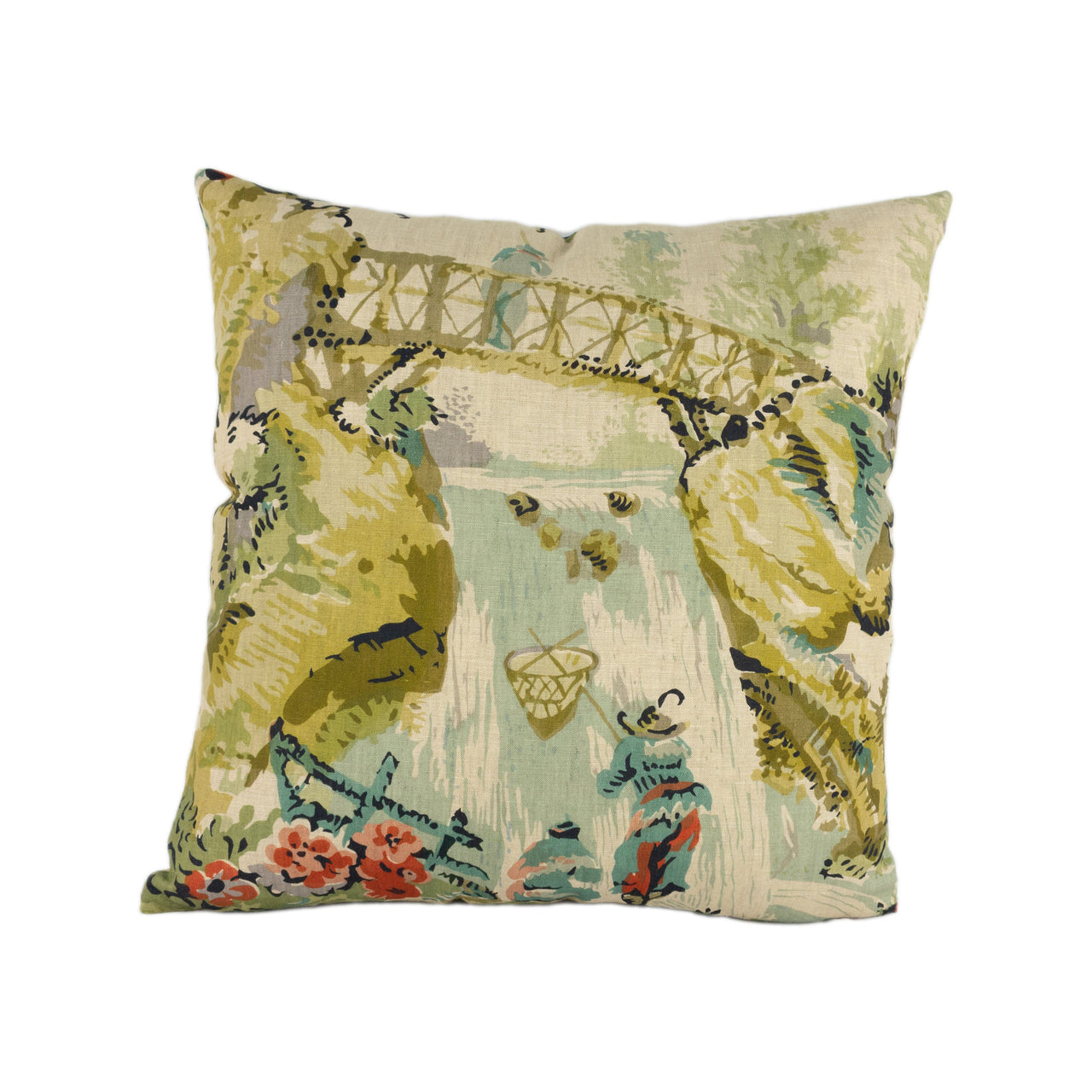 Thibaut - Moorea - Antique - Stunning Designer Cushion Cover Home Décor Throw Pillow