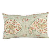 Thumbnail for GP & J Baker - Coromandel - Green - Intricately Detailed Kashmir Paisley Designer Cushion Cover - Luxury Throw Pillow - Handmade Home Decor